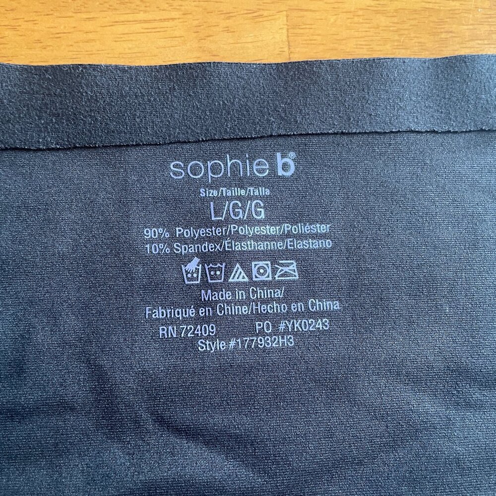 NWOT Set of 3 - Size Large sophie b. black, blush pink, and nude briefs - Picture 13 of 13
